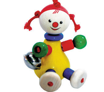 Schnullerkette Clowny Hess Greifling Kinderwagen Baby 